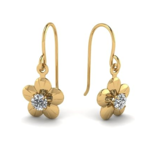 Hallmark Pure Gold and Diamond Hoops