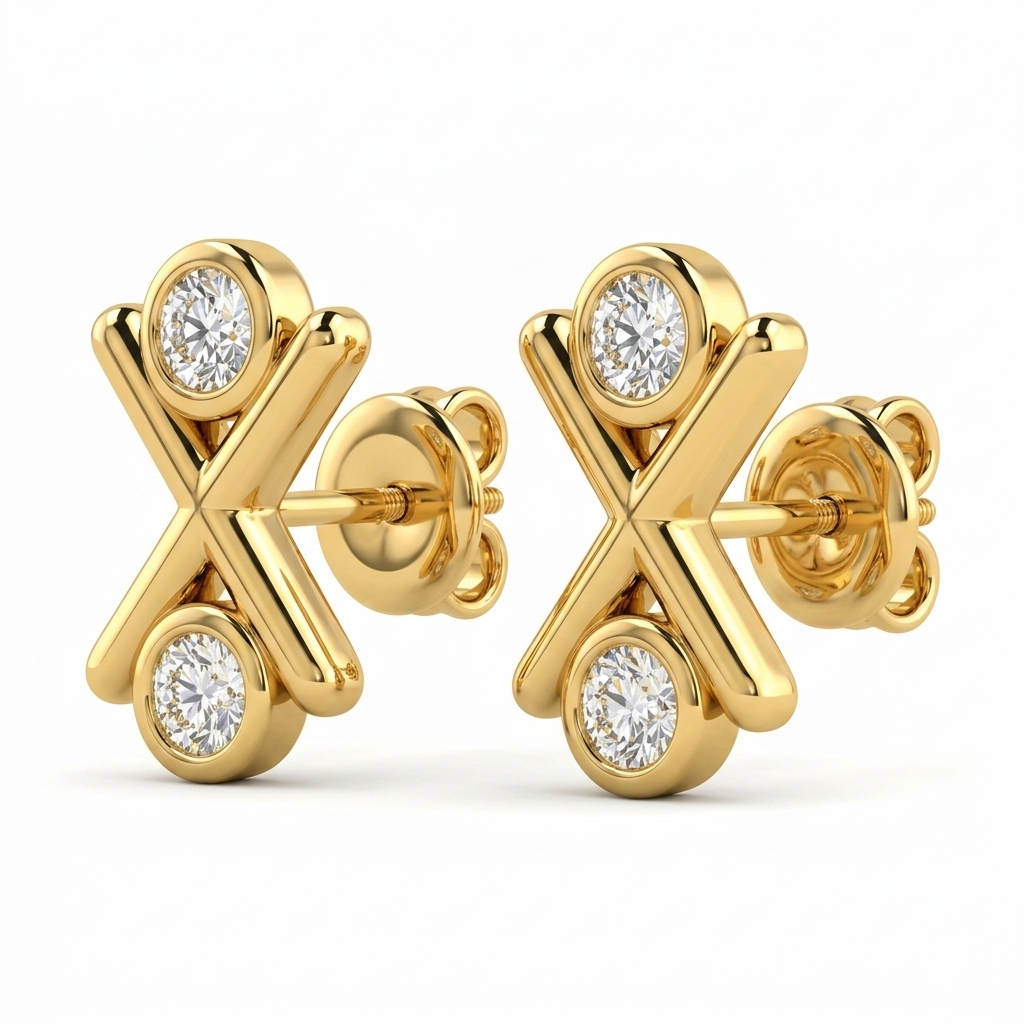 Vienne Halo Studs by Giolleria