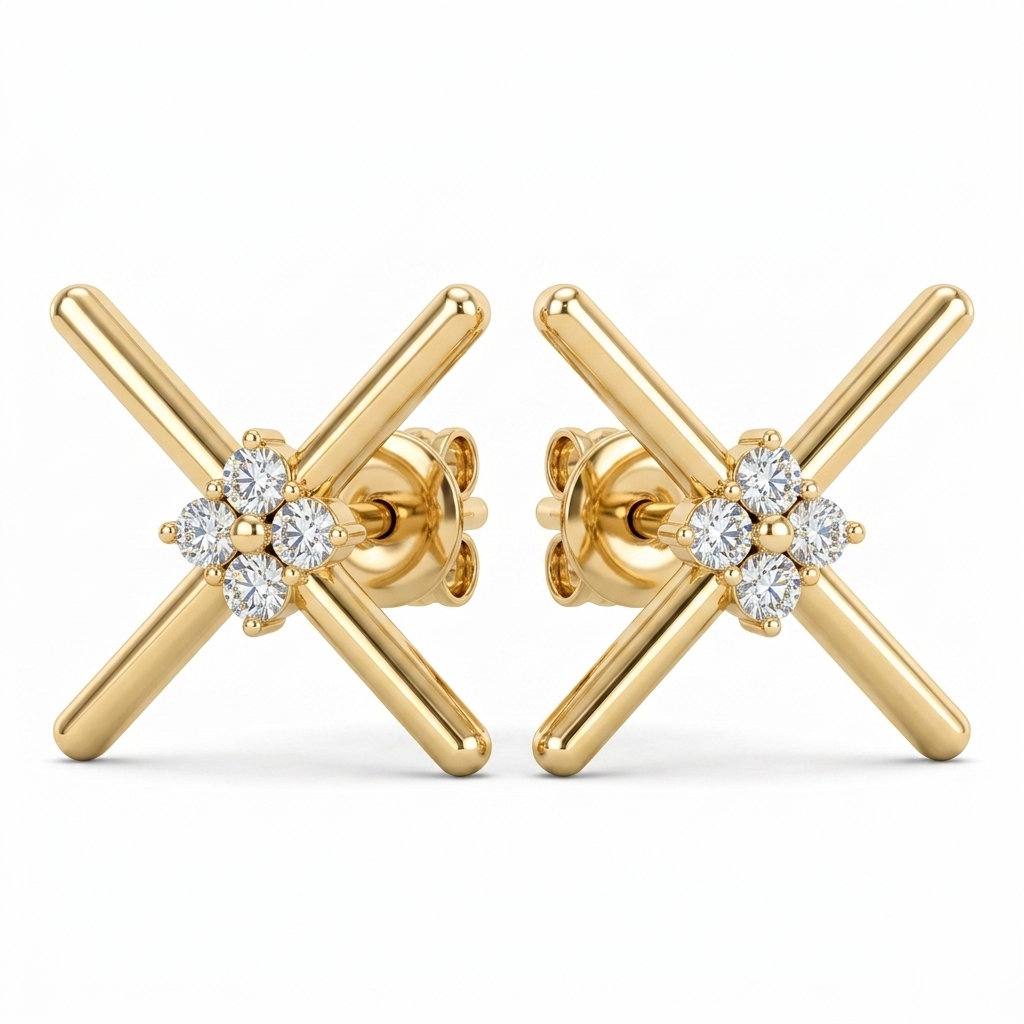 Giolleria statement moissanite earrings