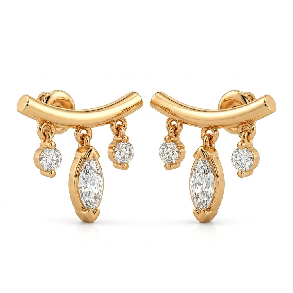 Riviera Pavé Hoops by Giolleria