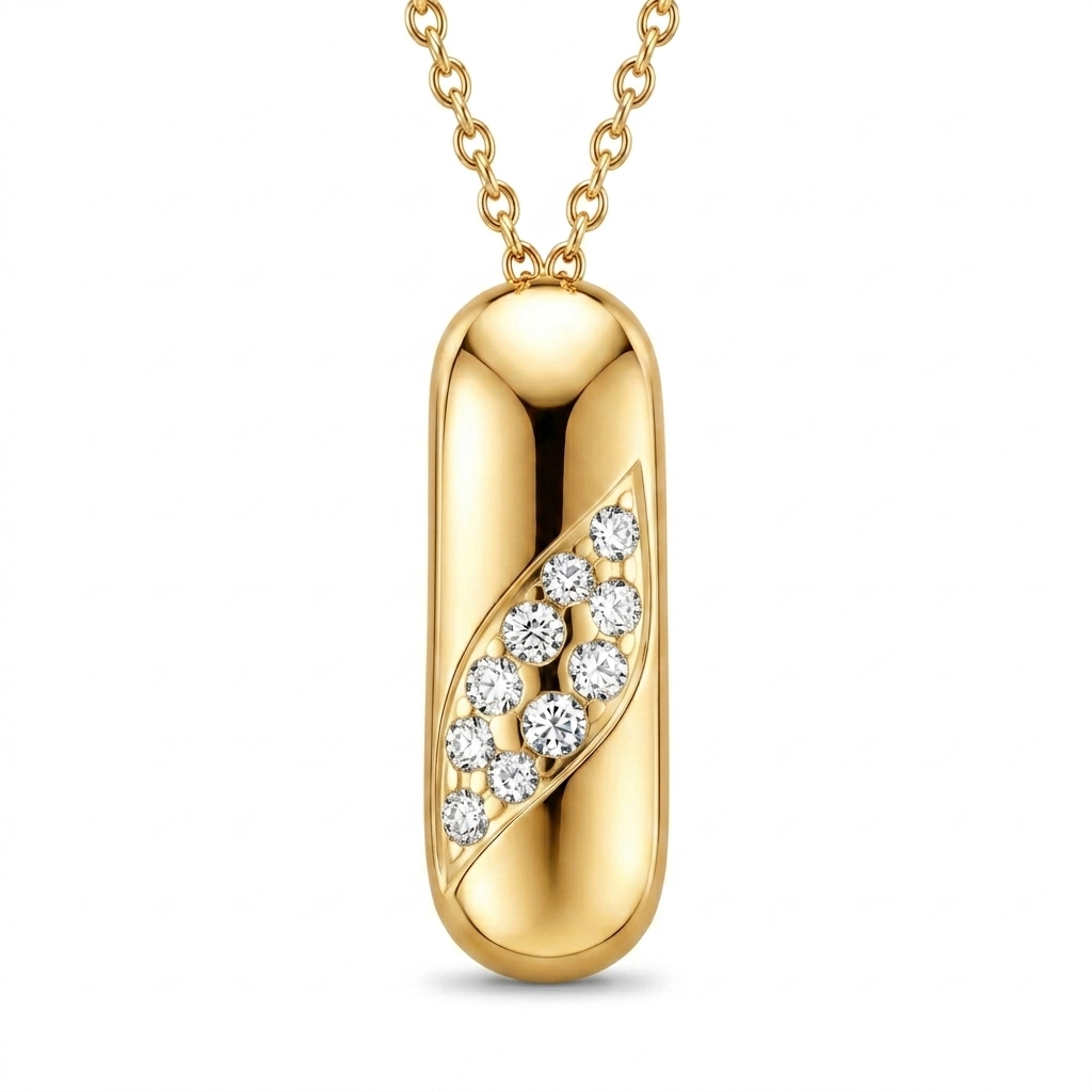 Giolleria vesper circle pendant