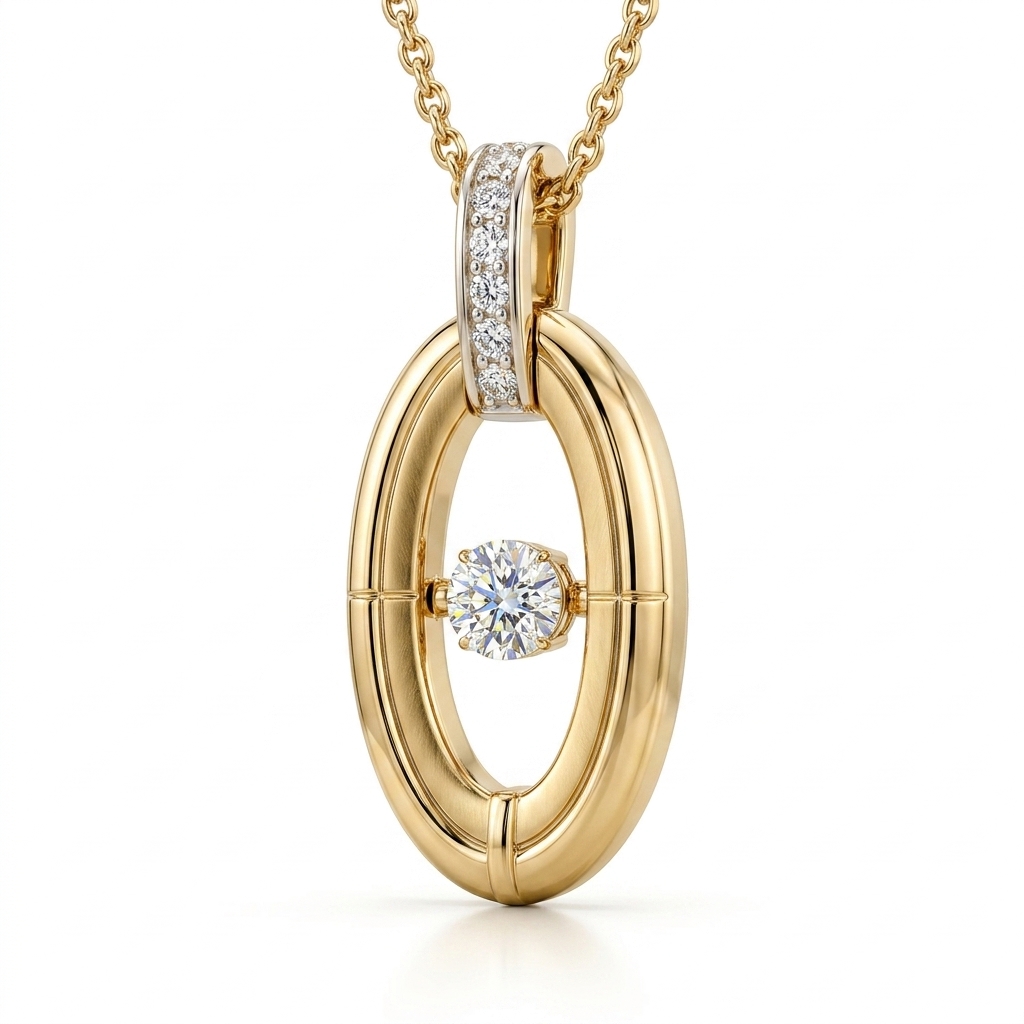 Giolleria iris line pendant