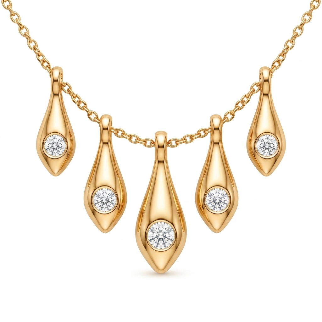 Keepsake moissanite pendant
