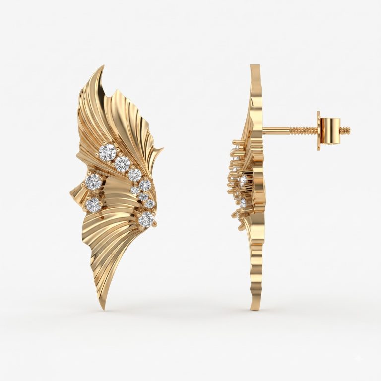 Winged Flow Earrings