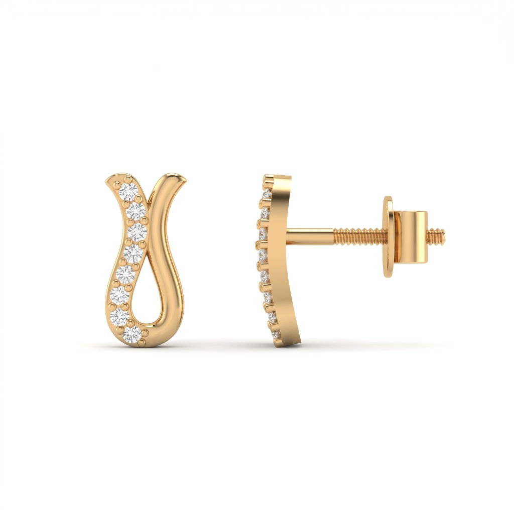 Ribbon Loop Studs