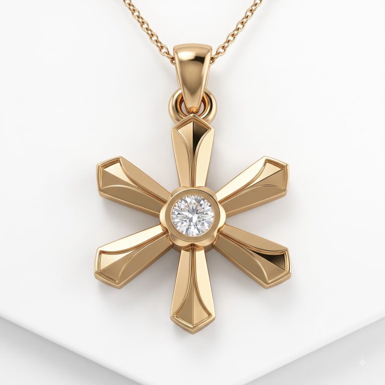 Sunray Blossom Pendant