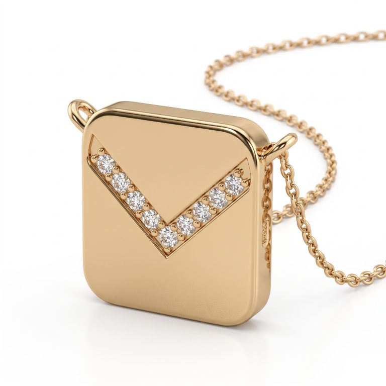 Envelope V Pendant