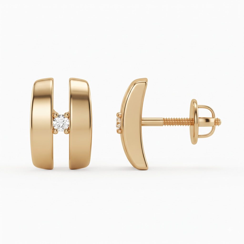 Split Glow Studs