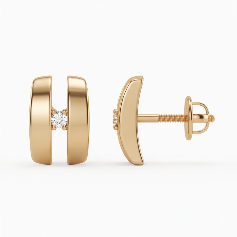 Split Glow Studs