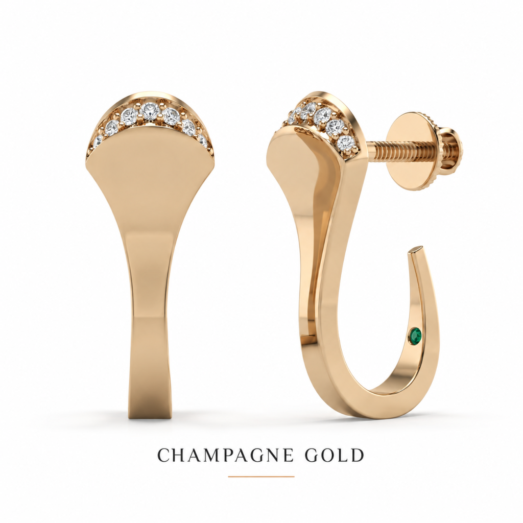 Champagne Gold jewellery colour reference