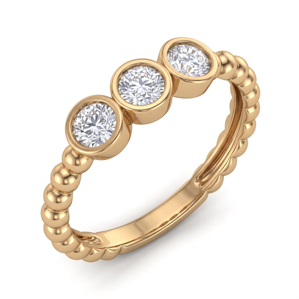 Trio Bead Ring